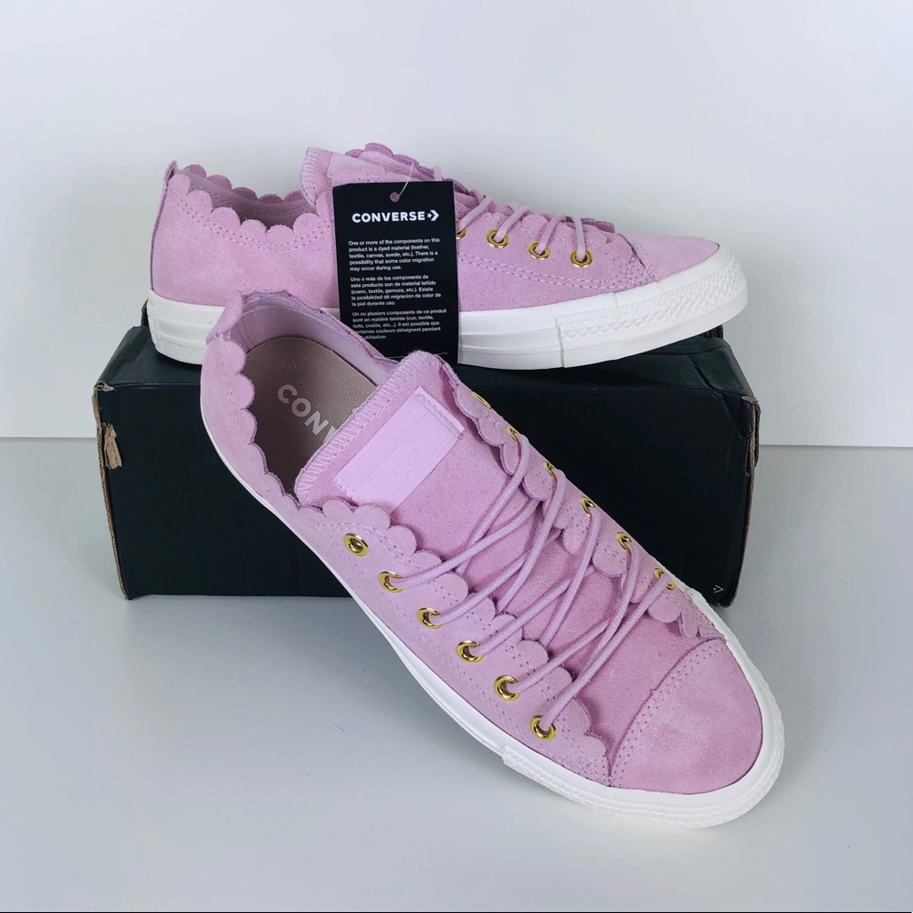 Converse Ctas Frilly Thrills Pink Foam/Gold/Egret - Picture 4 of 8